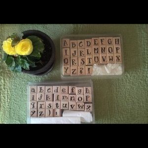 Stampin’ Up! Alphabet Fun Upper and Lower case stamp sets